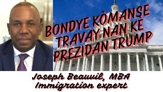 Gen Bondye Wi Aysyien Men Prezidan Trump Vle Bay Gwoup Saa Rezidans Men Kondisyon Yo [upl. by Noswal]