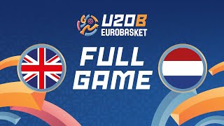 LIVE  Great Britain v Netherlands  FIBA U20 EuroBasket 2024 Division B  Group Phase [upl. by Erlene]