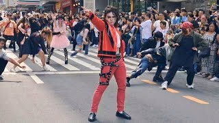 Thriller Flash Mob By Daryl Jackson the Michael Jackson of Cordillera With the 2600 Moonwalkers [upl. by Adrahc]