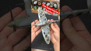 The Supermarine Spitfire MkVb scale model plane Diorama tamiya 148 [upl. by Maitilde]