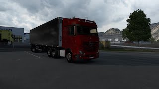 MERCEDES BENZ ACTROS NO BAÚ MAPA OESTE BAIANO ETS2 152 [upl. by Judsen]