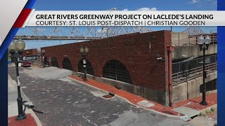 St Louis contributes to Great Rivers Greenway project on Lacledes Landing [upl. by Fennelly706]