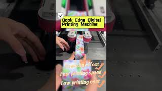 Bible book edge printing machine，CSJ210BE fore edge printer for bible books [upl. by Moselle]