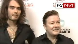 Ricky Gervais And Russell Brand At Live Earth [upl. by Rodgiva]