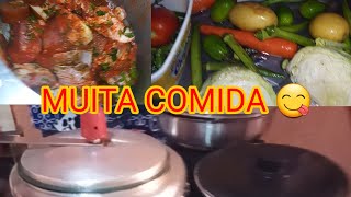 Dois dias comigo fazendo muita comida cozido feijoada galinha caipira vatapar arroz macarrão [upl. by Zadack]