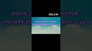 Gita 246  गीता २४६ gita गीता shloka श्लोक भगवतगीता motivation 108 [upl. by Marlena522]