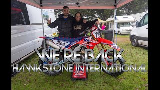 Were back Hawkstone international motocross Vlog Vlog one of 2024 [upl. by Rehpinnej]