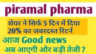 Piramal pharma share latest news today ।। pirmal pharma stock news financialmarket stockmarket [upl. by Valleau]