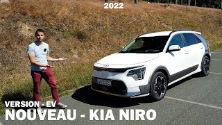 Nouveau KIA NIRO EV 2022  Lessai complet [upl. by Nomannic632]