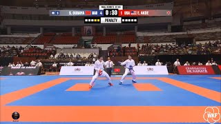 Evangelos Akde vs Said Oubaya  Elimination Male Kumite 67Kg  Casablanca 2024 [upl. by Atener]