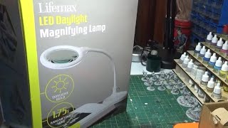 Crafting Tools Magnifying Lamp From Aldi [upl. by Tonia683]