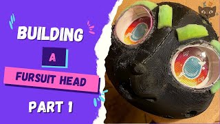 Building a Fursuit Head from Scratch PART 1  How to build a fursuit Kemono Fursuit making tutorial [upl. by Inimak]