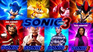 New Sonic movie 3 character posters [upl. by Lemaceon]