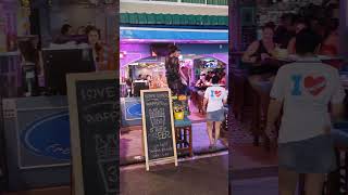 Phuket Patong Beach bangla walking street night scenes rawampunfilter September 2024 phuketpatong [upl. by Baillie]