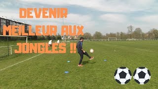 COMMENT BIEN JONGLER AU FOOTBALL [upl. by Orecic]