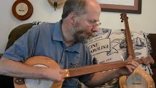 Cripple Creek on John Peterson Fretless Banjo 597 [upl. by Mailand]