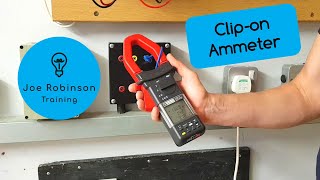 How to Use a ClipOn AmmeterClampmeter [upl. by Ehtnax]