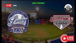 TIGRES DEL LICEY VS GIGANTES DEL CIBAO EN VIVO [upl. by Anitra]