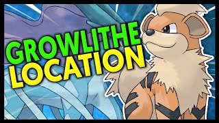 WHERE TO FIND GROWLITHE ON POKEMON CRYSTAL [upl. by Coleman]