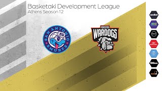 Basketaki The League  San Antonio Smurfs Vs Peristeri Wardogs 23112024 [upl. by Goldston]