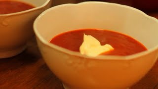 Sopa de Tomate  Torradas de Gruyère [upl. by Eddie360]