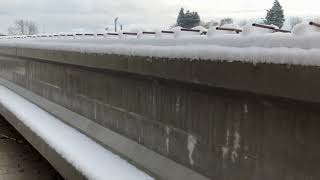 Snowy Stockyard Showcase 23Meter M Bridge Beam Ready for Delivery  ABM Precast Solutions Ltd [upl. by Ynaffets254]