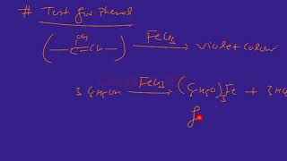 Test For phenol  What is the test of phenol  iit jee  neet  Test of phenol [upl. by Adnalram409]