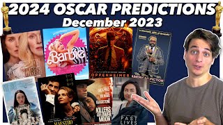 2024 Oscar Predictions  December Update [upl. by Vigor]