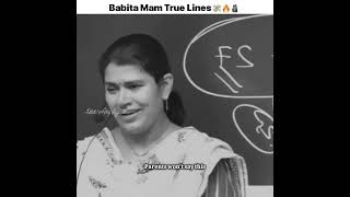 Babita Mam True Lines  Babita Mam Motivational Speech  motivation [upl. by Profant255]