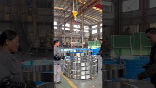 Slewing bearing manufacturing process [upl. by Enelrad94]