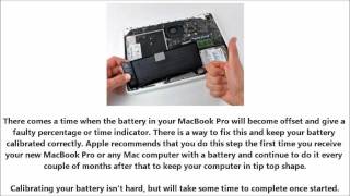 How to Calibrate Your MacBook AirProRetina Battery [upl. by Rellim]