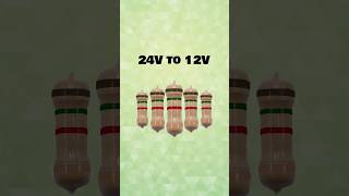 Easy Voltage Reduction 24V to 12V with Resistors [upl. by Drislane]