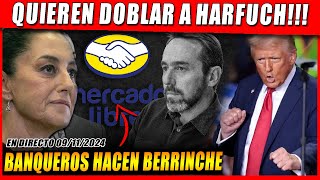 SABADAZO QUIEREN DOBLAR A HARFUCH BANQUEROS LE HACEN BERRINCHE A LA PRESIDENTA [upl. by Atiugal]