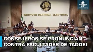 INE va por impugnar artículos de leyes secundarias de la reforma judicial [upl. by Brownson]