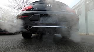 2019 Mercedes Benz c300 Exhaust PURE SOUND [upl. by Asirralc]