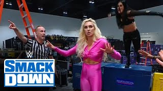 Sonya Deville brawls with Charlotte Flair SmackDown Jan 13 2023 [upl. by Jolda]