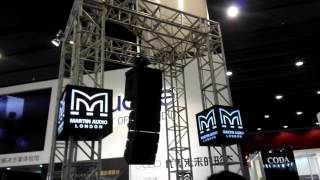 Martin Audio MLA line array demo in Pro Sound and Light 2016 [upl. by Dymphia]