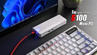 The AllNew S100 4K Windows 11 Mini PC Stick Fits In The Palm Of Your Hand [upl. by Nalniuq]