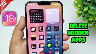 iOS 18 How to delete hidden apps on iphone [upl. by Luemas78]