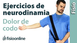 Ejercicios neurodinámicos para el dolor de codo [upl. by Aretahs345]