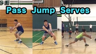 Passing Jump Serves  How to PASS a Volleyball Tutorial [upl. by Ulah]