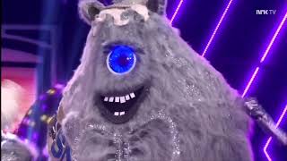 Snow Monster sings I Wanna Dance With Somebody by Whitney Houston  Masked Singer Norway 2021 S2E6 [upl. by Adeirf]