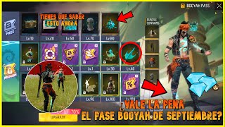 ¡ANALIZANDO el PASE BOOYAH de SEPTIEMBRE 2024 Completo ¿Vale la pena Free Fire [upl. by Aihcela]