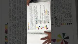 Fashion designing project colour theory project shortsfeed viralvideo colors colortheory [upl. by Zarla328]