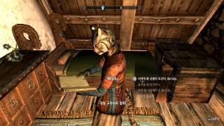 Elder Scrolls V Skyrim  Khajiit Child Maisha [upl. by Yarw]