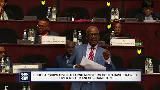 SCHOLARSHIPS GIVEN TO APNU MINISTERS COULD HAVE TRAINED OVER 600 GUYANESE – HAMILTON [upl. by Ennahtebazile]