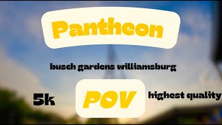 Pantheon POV  INSANE MultiLaunch Roller Coaster 5k [upl. by Suter]