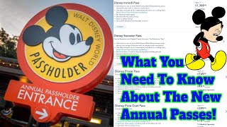 Annual Passes 2023 Everything you need to know Full Disney World Annual Pass Lineup [upl. by Euqinay]