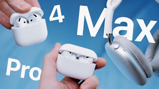 AirPods 4 vs Pro vs Max von GENIAL bis TRAURIG [upl. by Erret]