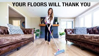 How to Clean Floors Hardwood Laminate amp Luxury Vinyl [upl. by Eriha613]